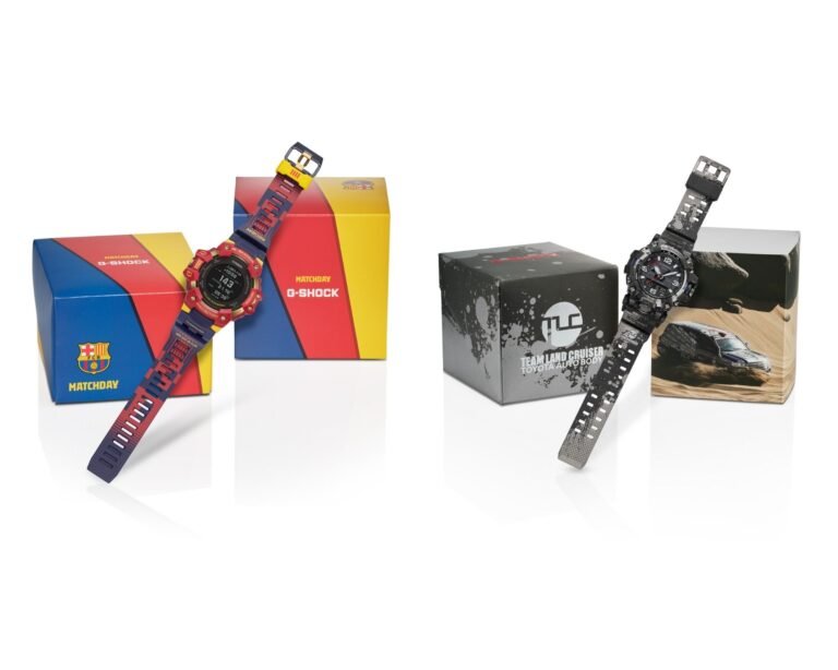Casio anuncia collabs inéditas com FC Barcelona e equipe de rally