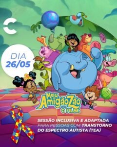 Cinépolis e O2 Play em campanha inclusiva para pessoas com autismo