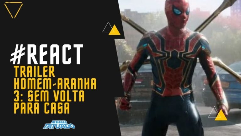 React do TRAILER HOMEM-ARANHA 3: SEM VOLTA PARA CASA