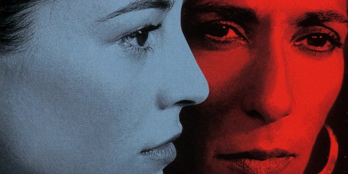 A imagem mostra o rosto de duas mulheres do filme Fale com ela.