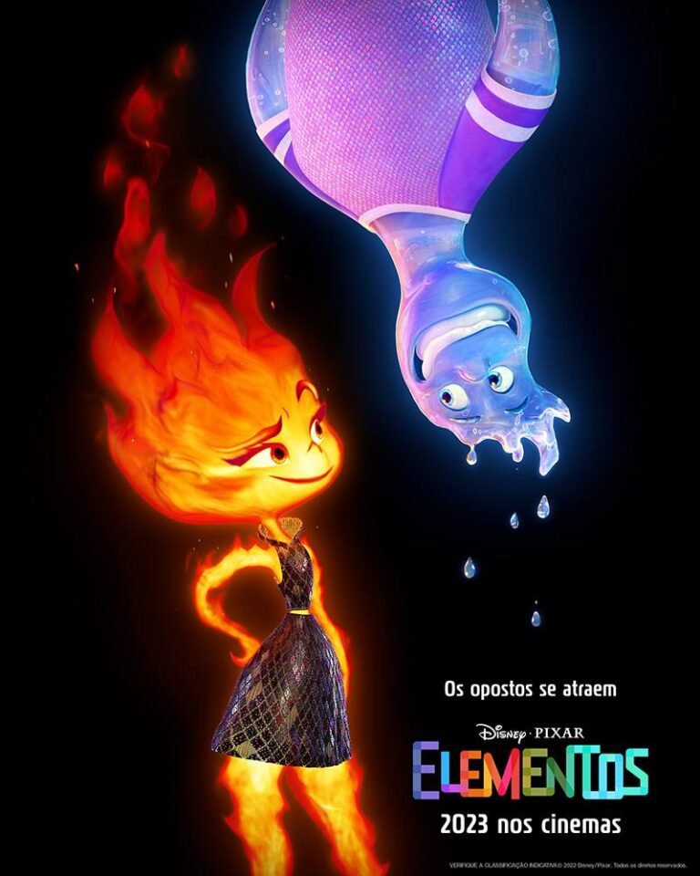 Elementos nova animação da Disney/Pixar lança novo trailer e pôsteres dos personagens