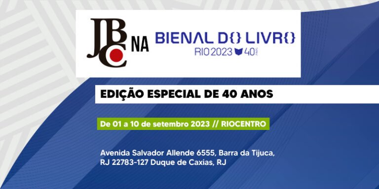 Editora JBC estará na Bienal do Livro Rio