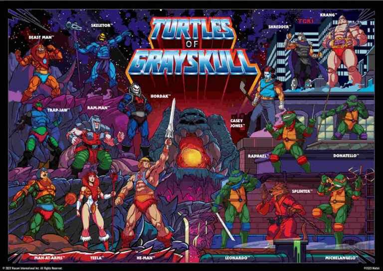 He-Man e Os Mestres do Universo e As Tartarugas Ninja anunciam parceria em nova linha de brinquedos