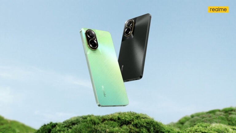 realme C67 é o primeiro a abandonar suporte plástico da tela no segmento, assim como smartphones flagship