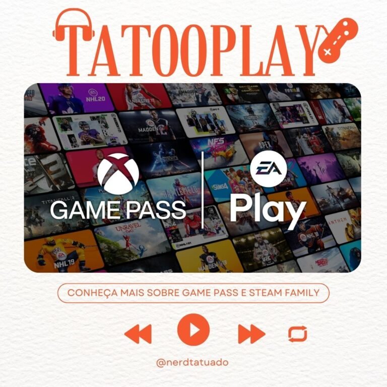 Tatooplay #02-24 – Conheça o game pass e novidade da steam