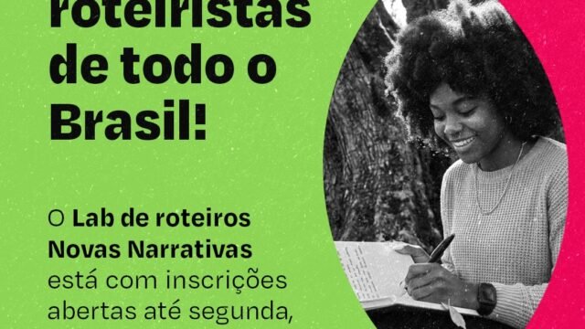 Laboratório gratuito de roteiro audiovisual recebe inscrições